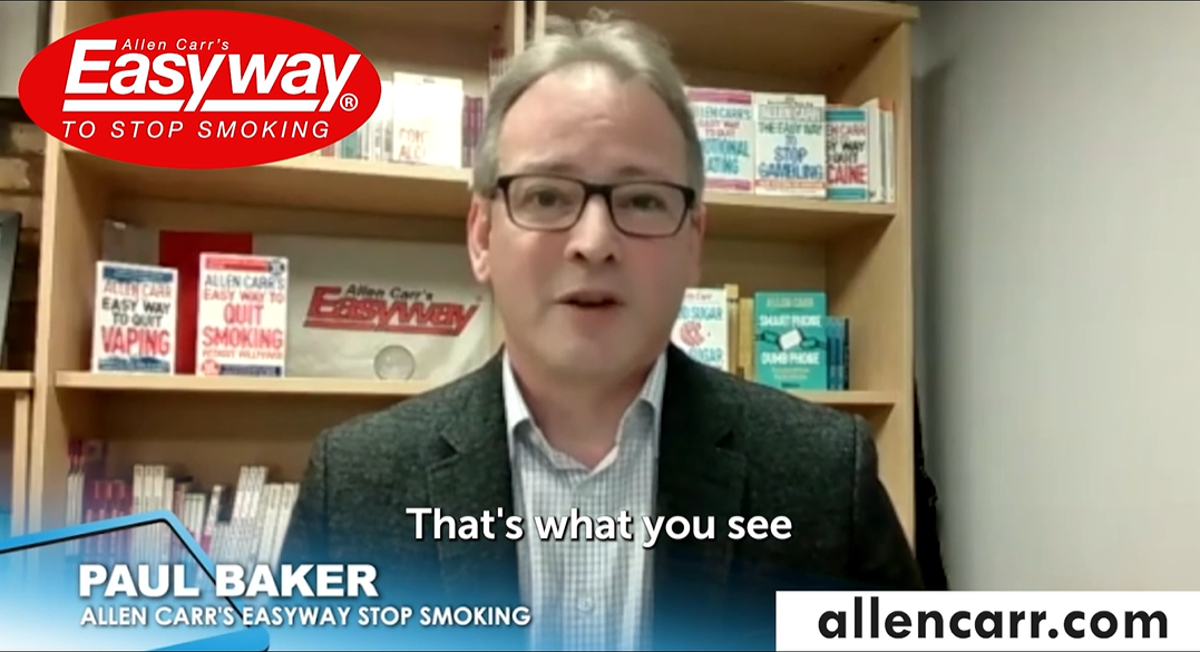 Paul Baker interview for Kent County council stop smoking and Allen Carr's Easyway